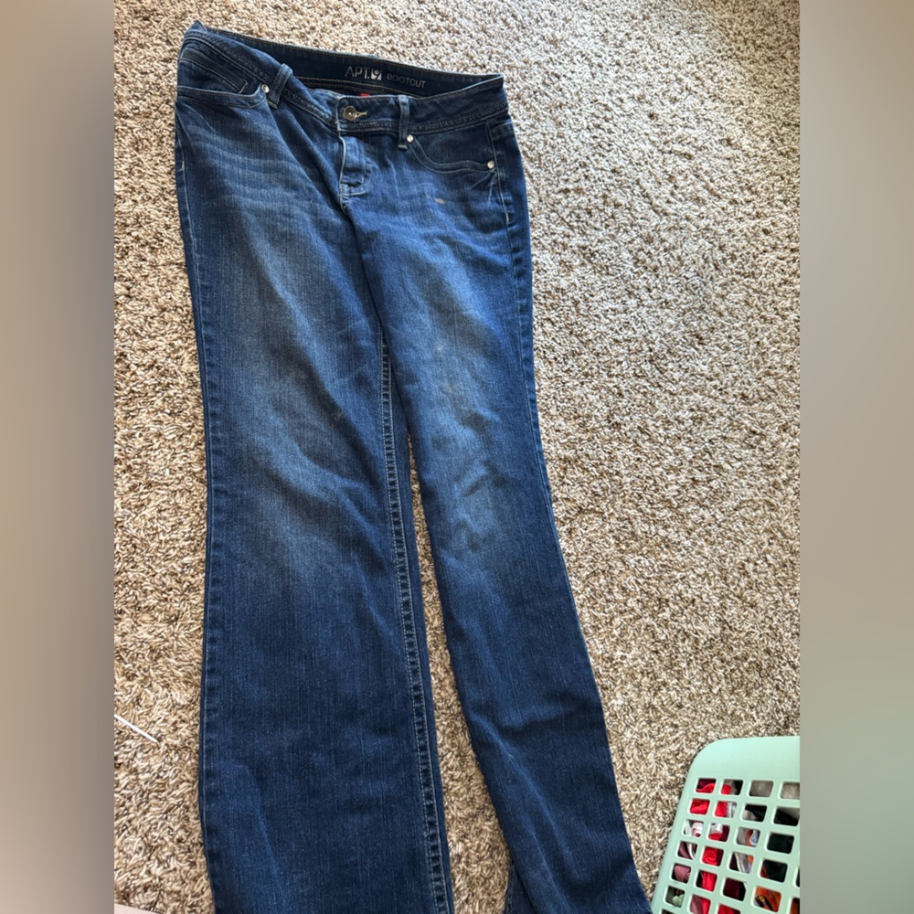 Apt. 9 Women's Boot Cut Jeans - Dark Blue